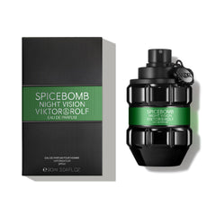 Viktor&Rolf Spicebomb Nightvision, frasco detalle: acabado elegante ideal como regalo premium.