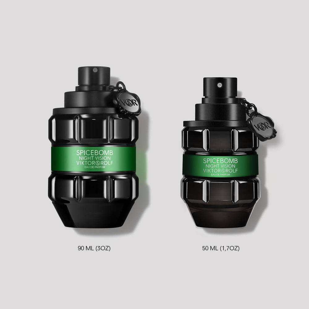 Viktor&Rolf Spicebomb Nightvision, notas de aroma: cardamomo y pimienta para calidez.