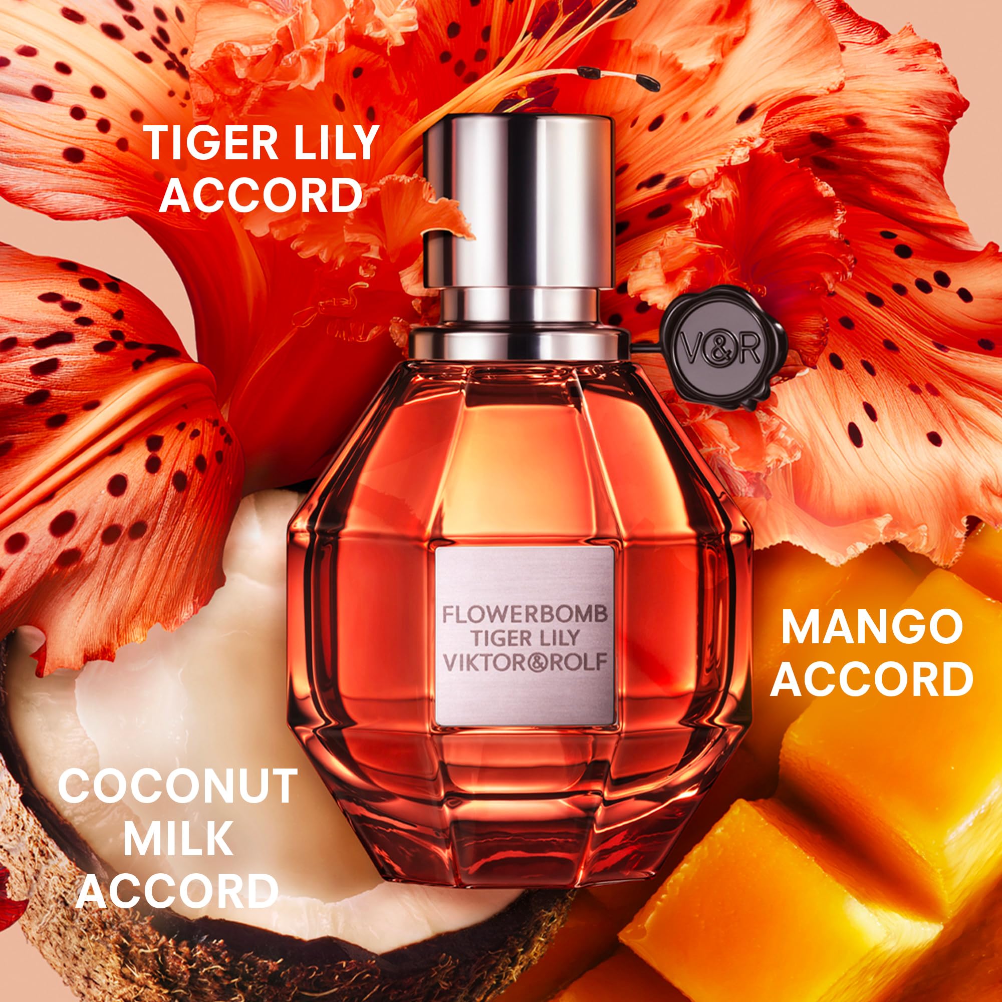 Envase de Viktor&Rolf Tiger Lily, diseño sofisticado para cualquier ocasión.