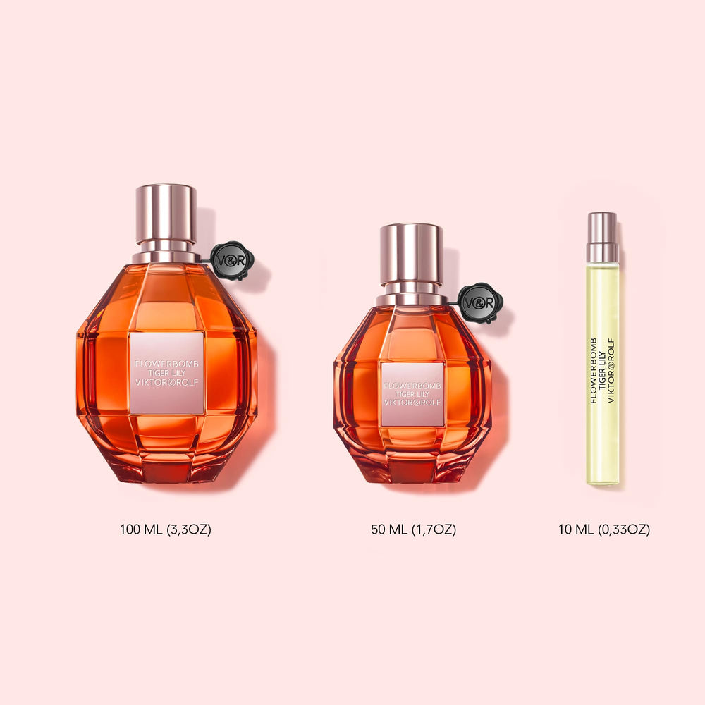 Frasco de viaje de Tiger Lily, ideal para llevar.
