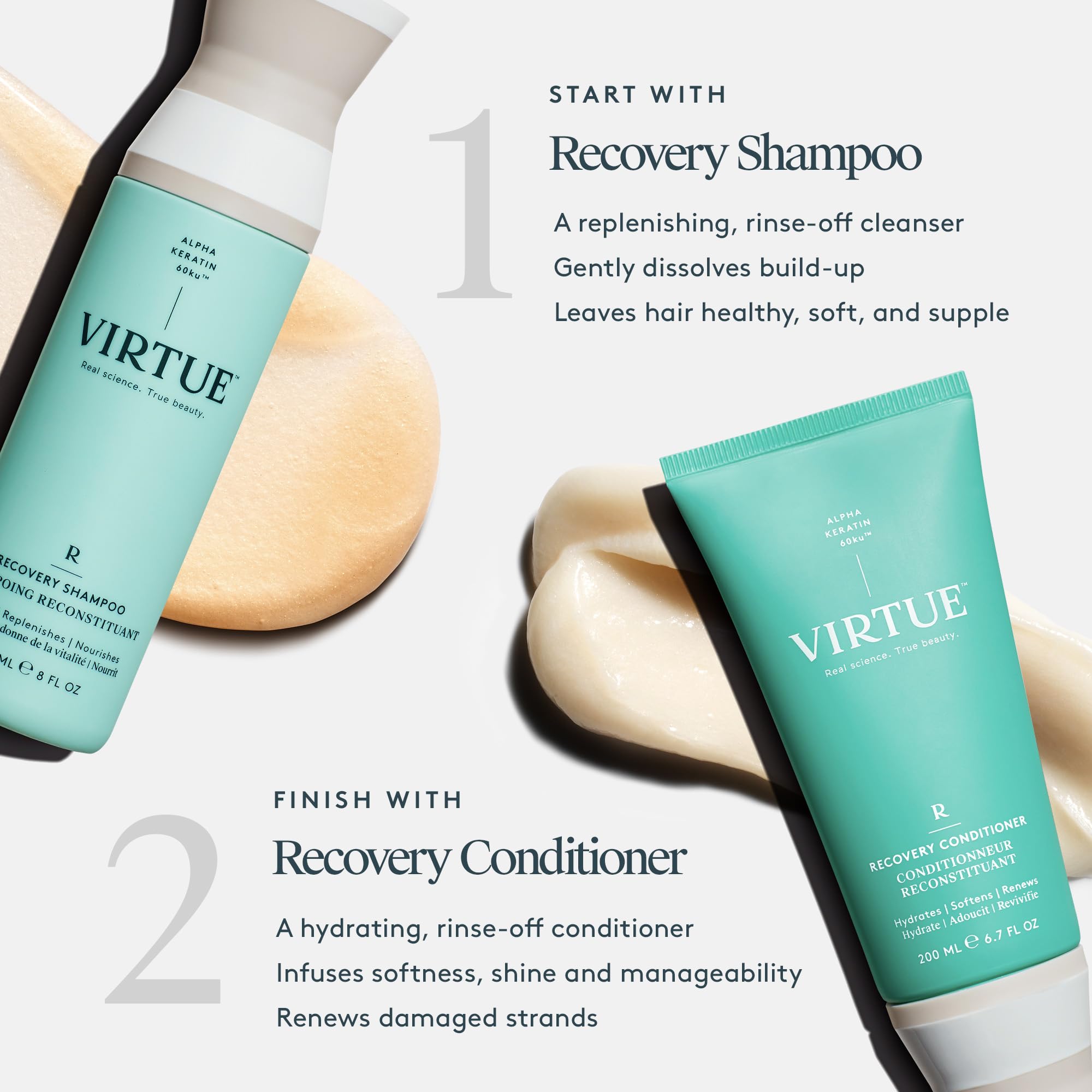 Fragancia de coco y yuzu del Acondicionador Recuperación de VIRTUE
