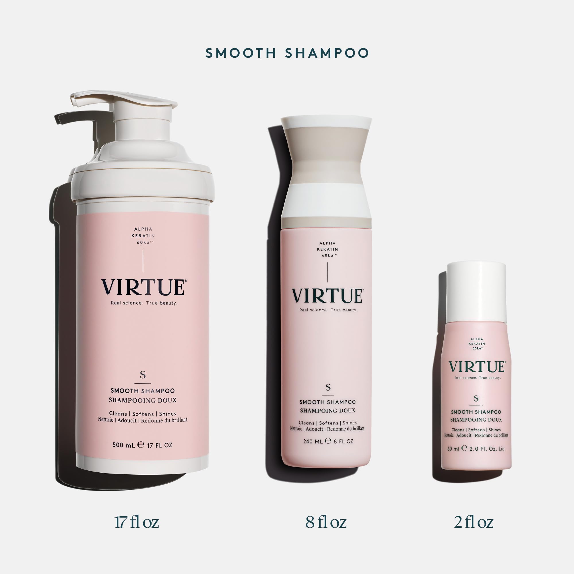 Virtue Smooth Shampoo: non-testé-animaux, produit cruelty-free et éthique.