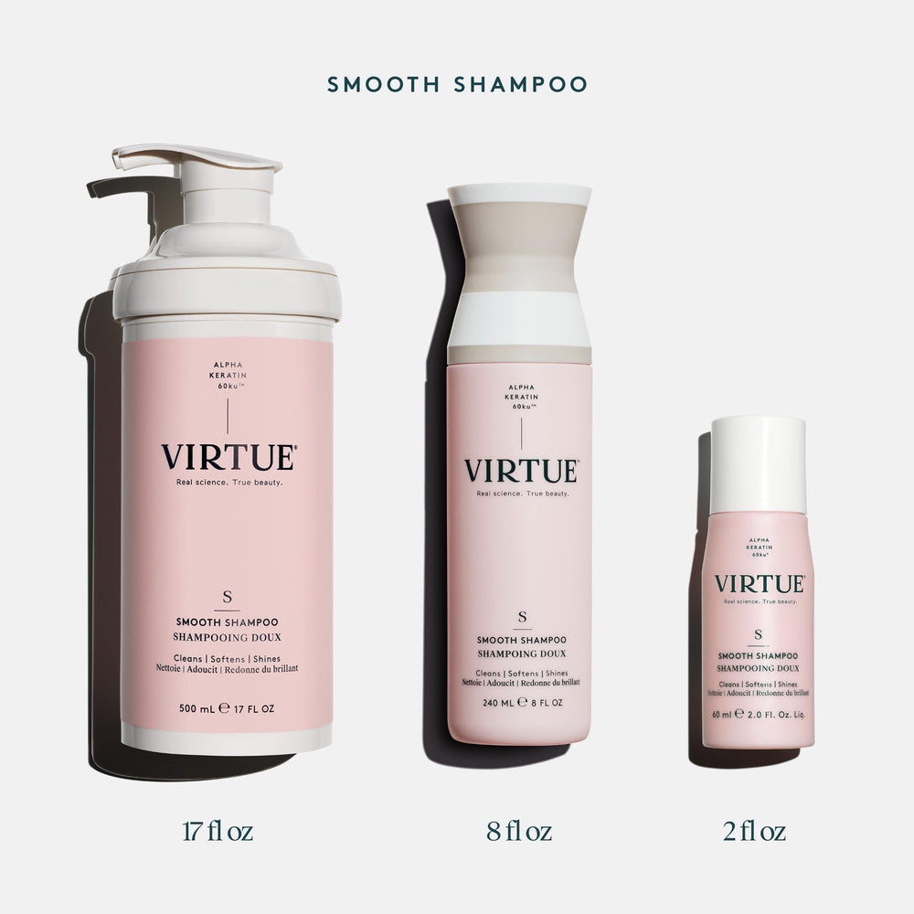 Virtue Smooth Shampoo: non-testé-animaux, produit cruelty-free et éthique.