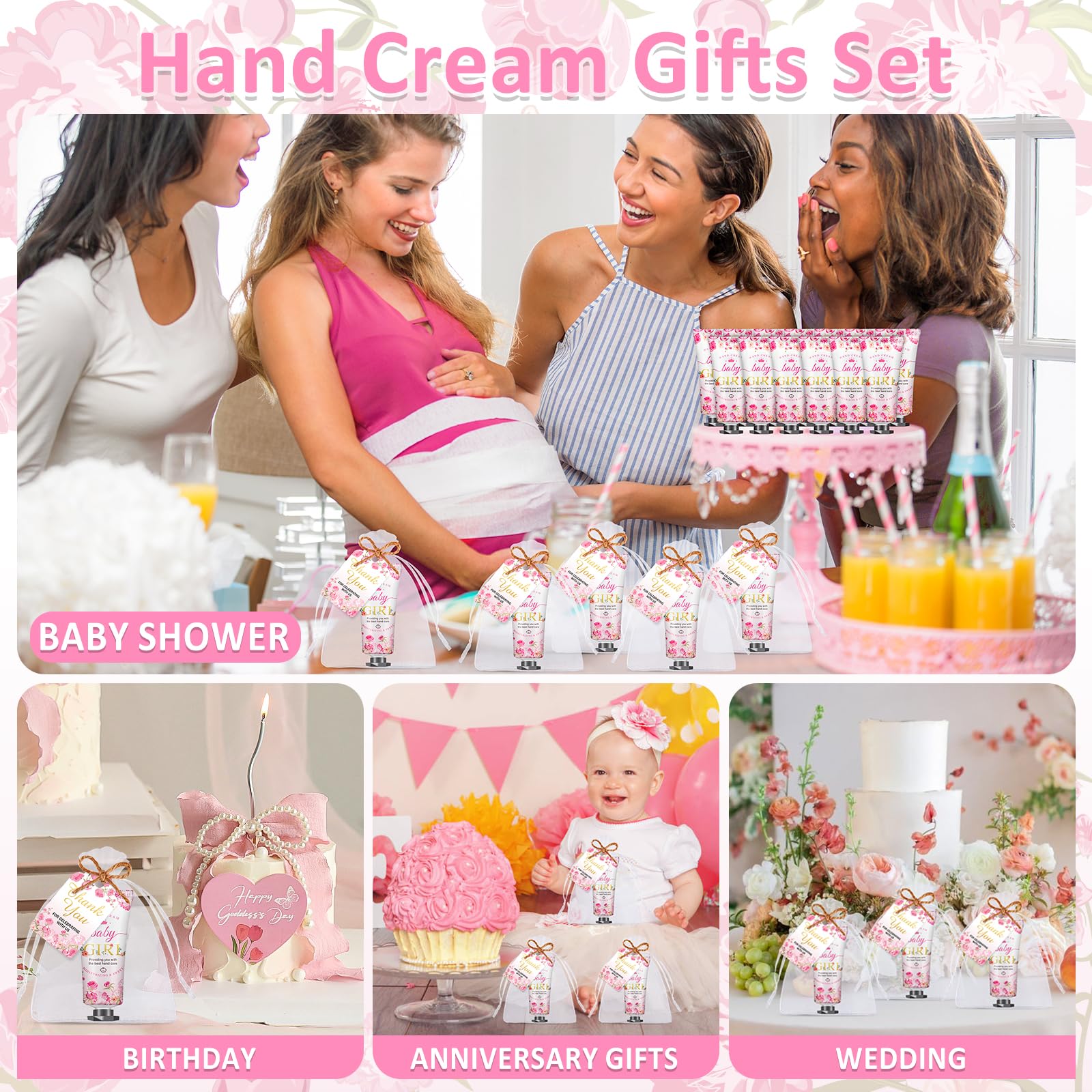 VISCOO ensemble cadeau bébé 60 pièces, idéal pour récompenser les invités.