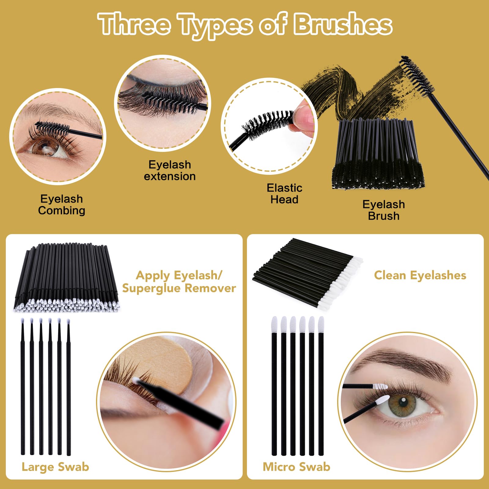 VISCOO rubans yeux non tissés – protection douce pendant l’application.