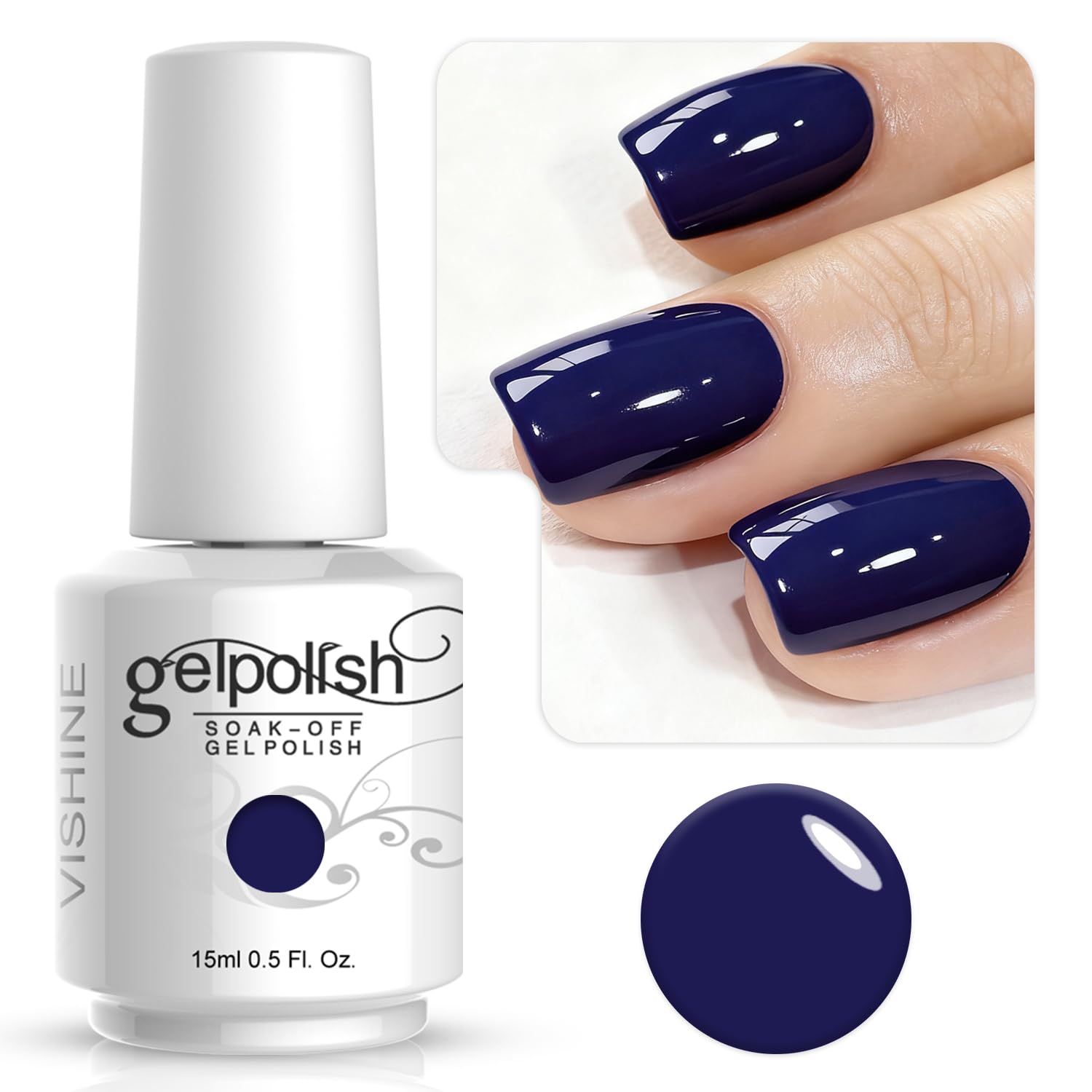 Vishine Gelpolish, color resistente que mantiene tono vivo.