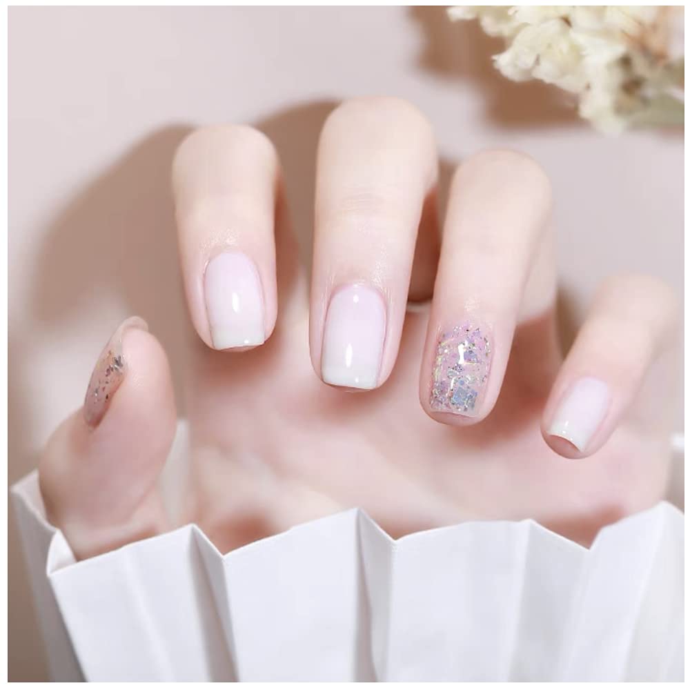 Vishine opal jelly color, tono translúcido y elegante para manicura.