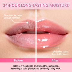 VISRIE bálsamo labial durazno pot, textura cremosa para labios suaves