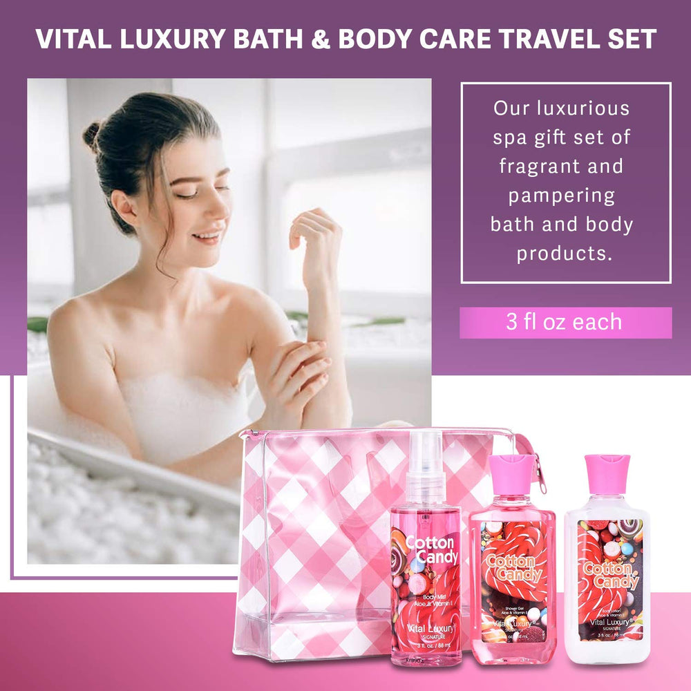 Vital Luxury bruma perfumada Cotton Candy ofrece aroma prolongado con pulverización uniforme.