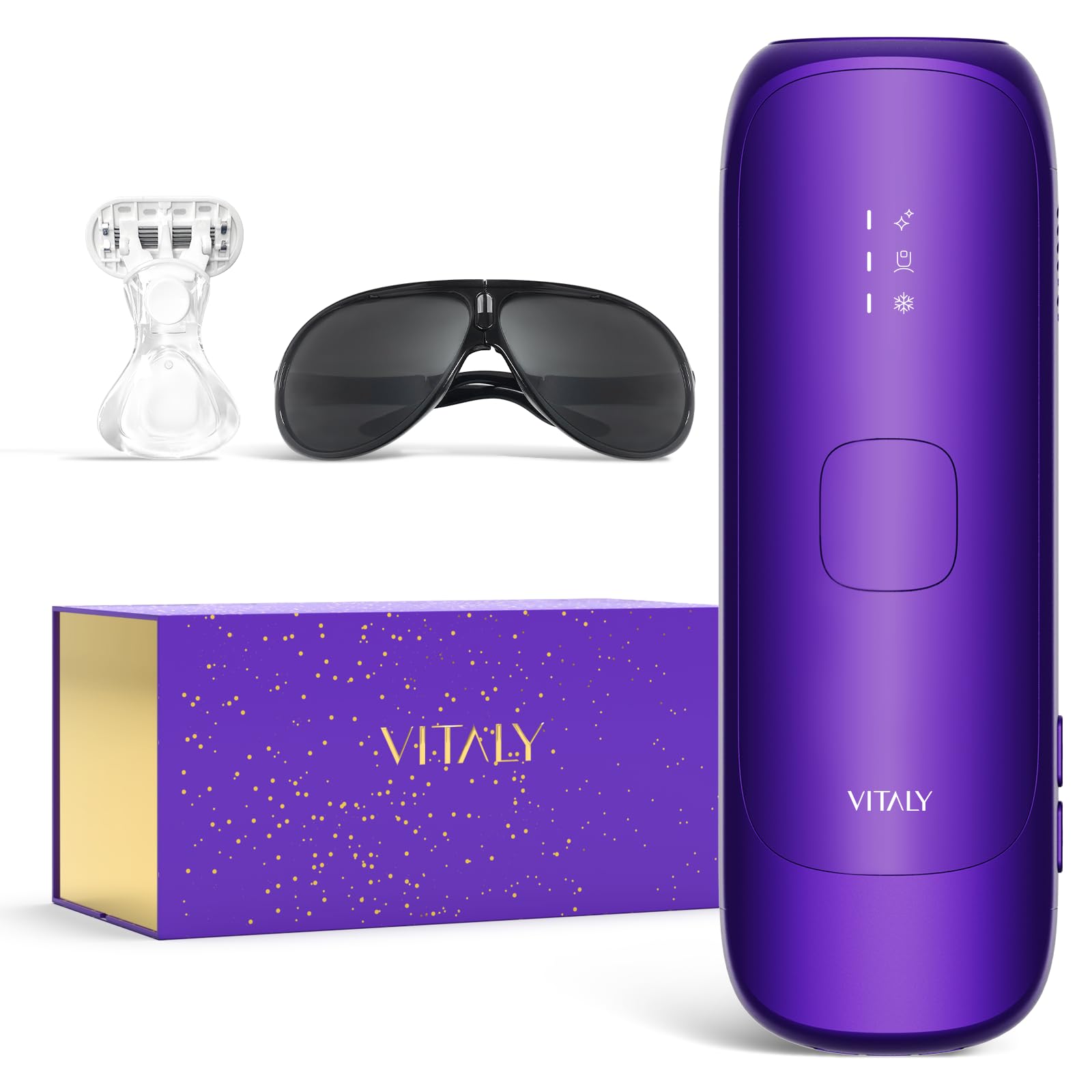 VITALY cabezal enfriamiento sapphire para sesiones cómodas sin irritación.
