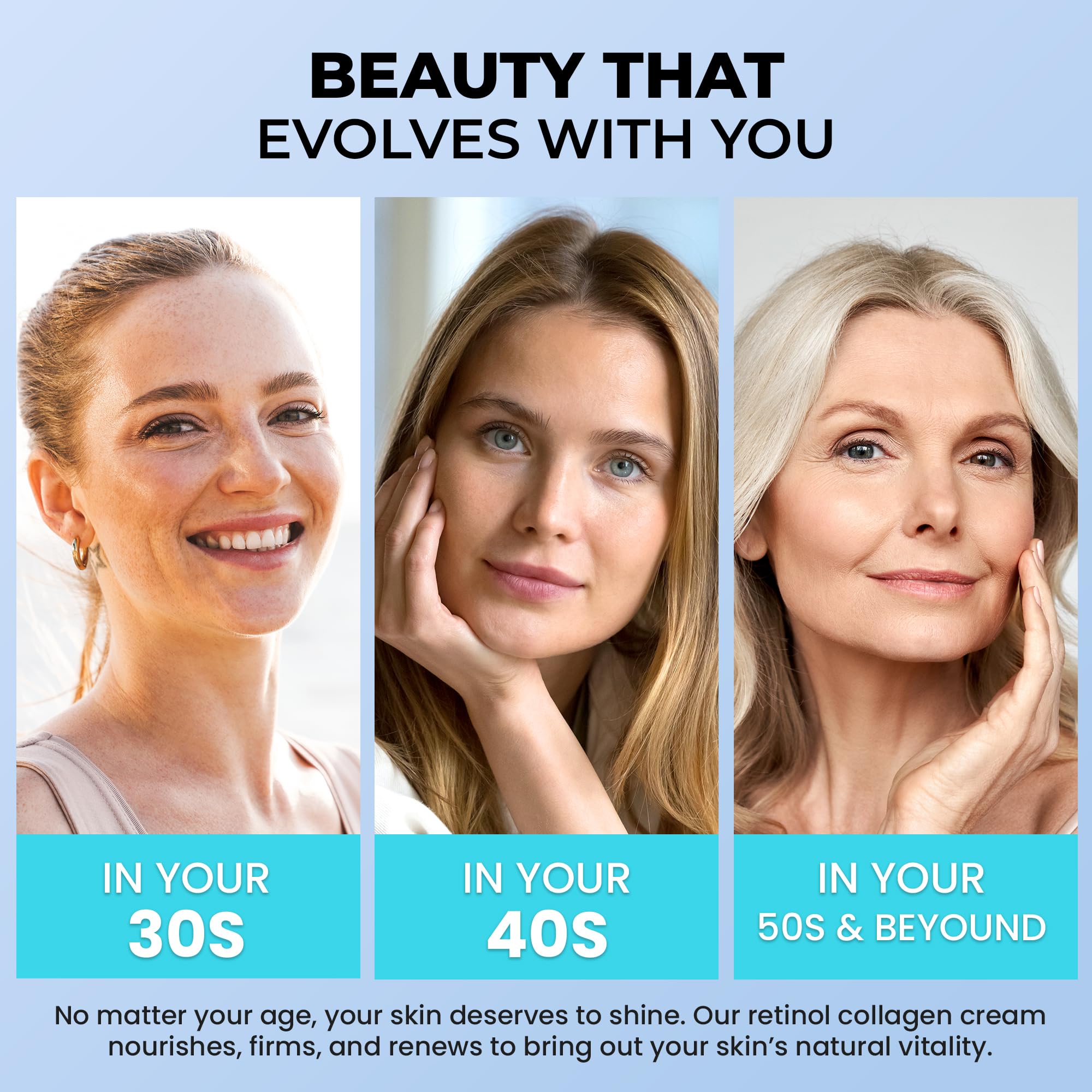 Vitalysin crema facial aplicación suave día, ideal bajo maquillaje