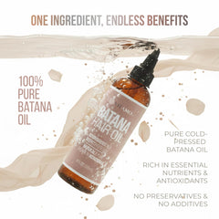 Vitamo Batana Oil cap closeup highlighting purity for healthy scalp nourishment