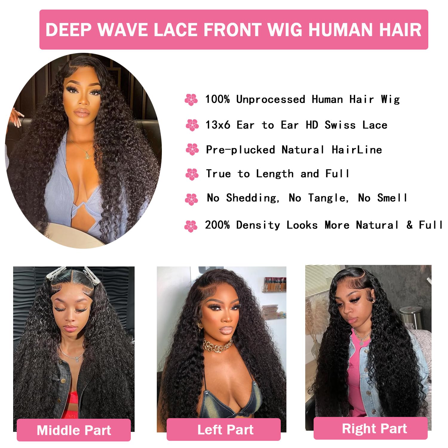 VIULKY 30-inch deep wave length for dramatic styling outcomes