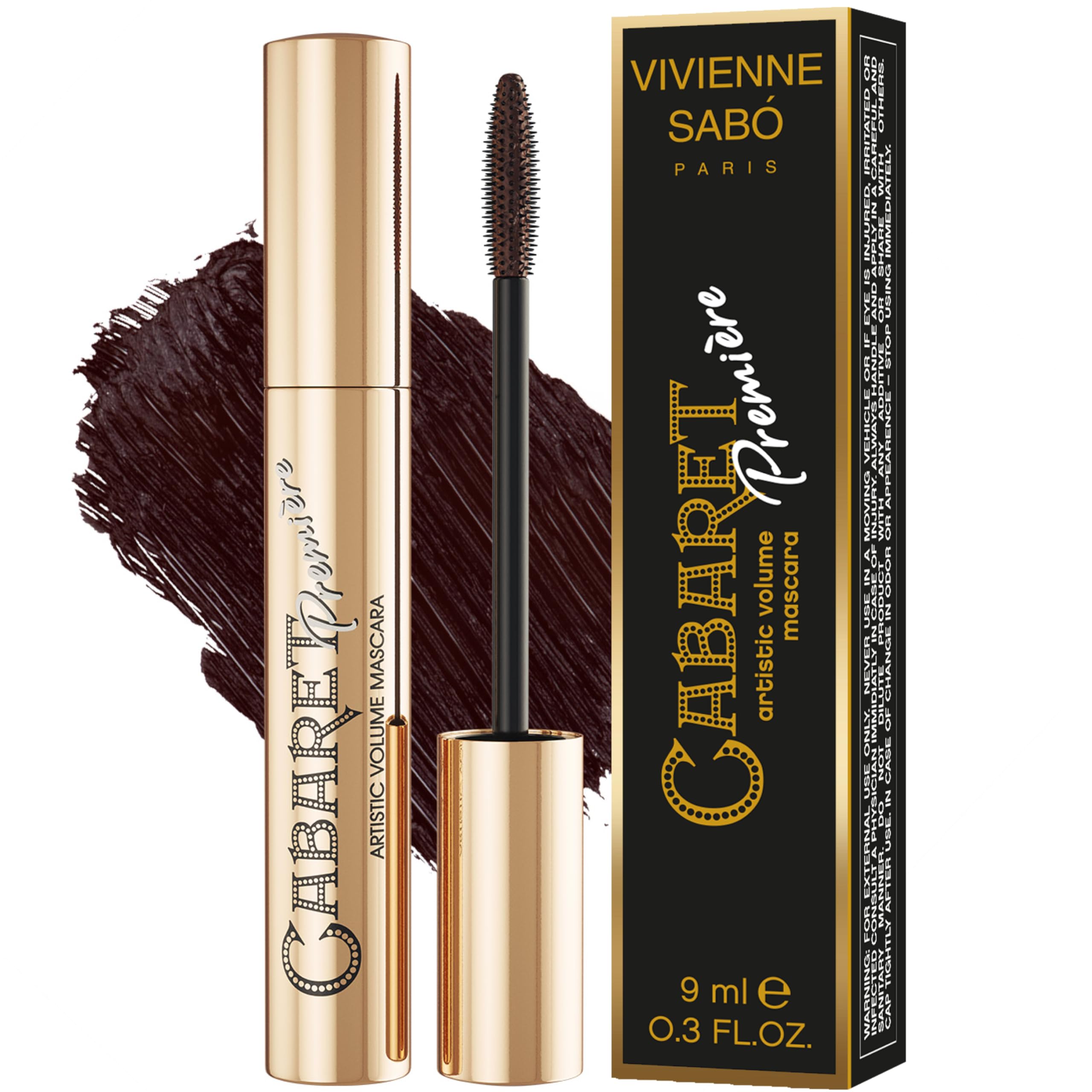 Vivienne Sabó Cabaret Premiere Mascara: tubo elegante para un aspecto definido diario.