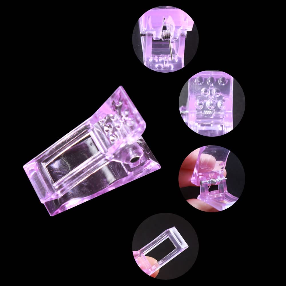 Clip ergonómico VNC para uñas, fijación precisa en polygel