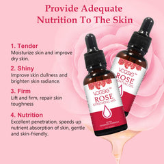 VOGSIG Aceite Esencial de Rosa 30ml, aroma suave para relajación y bienestar