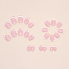 Uñas postizas Vopintpy para manicura casera rápida con brillo