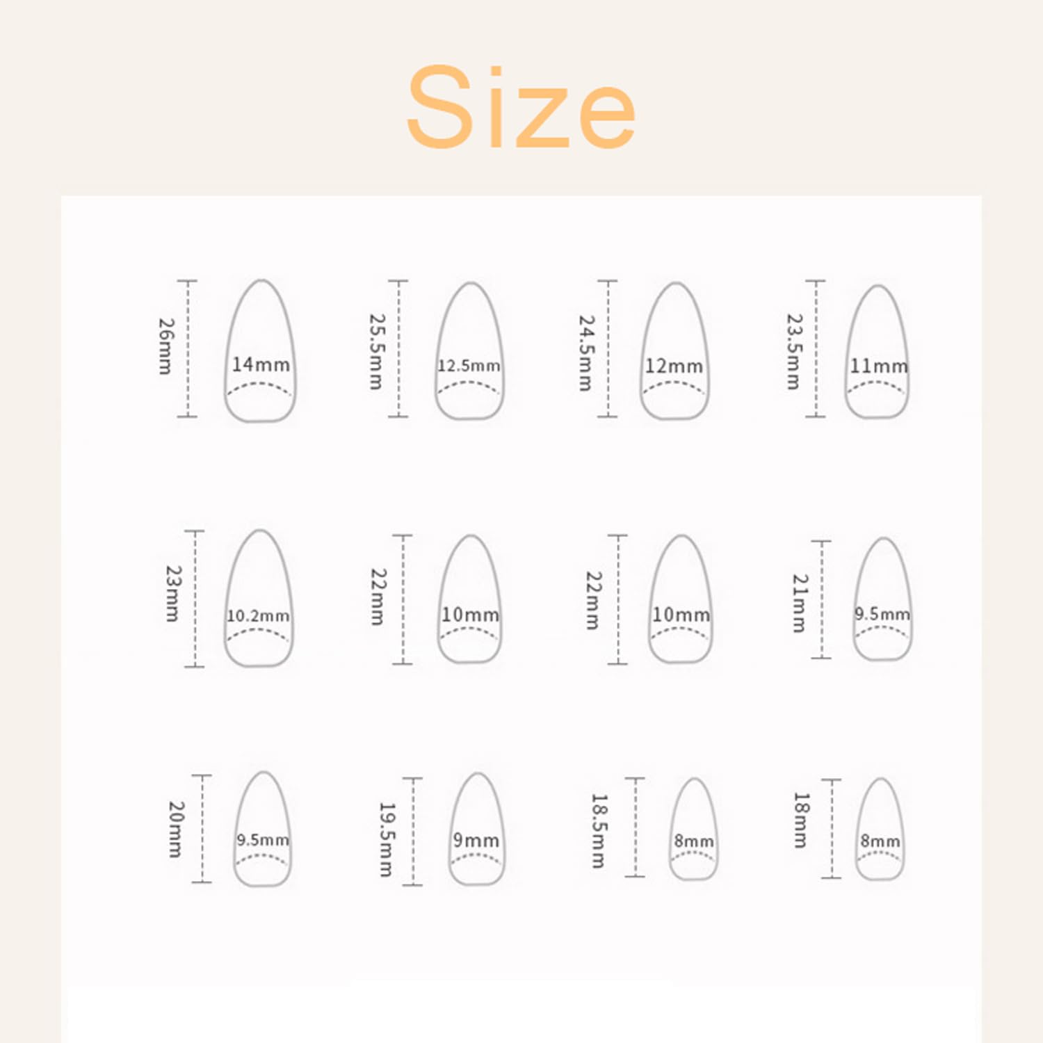 Vopintpy Set-24-piezas-uñas-acrílicas, opción versátil para cambios rápidos