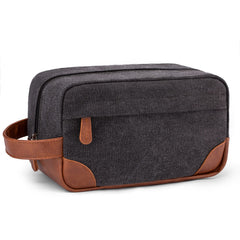 Vorspack bolsa de aseo de viaje colgante, vista frontal, perfecta para mantener productos ordenados durante el viaje.