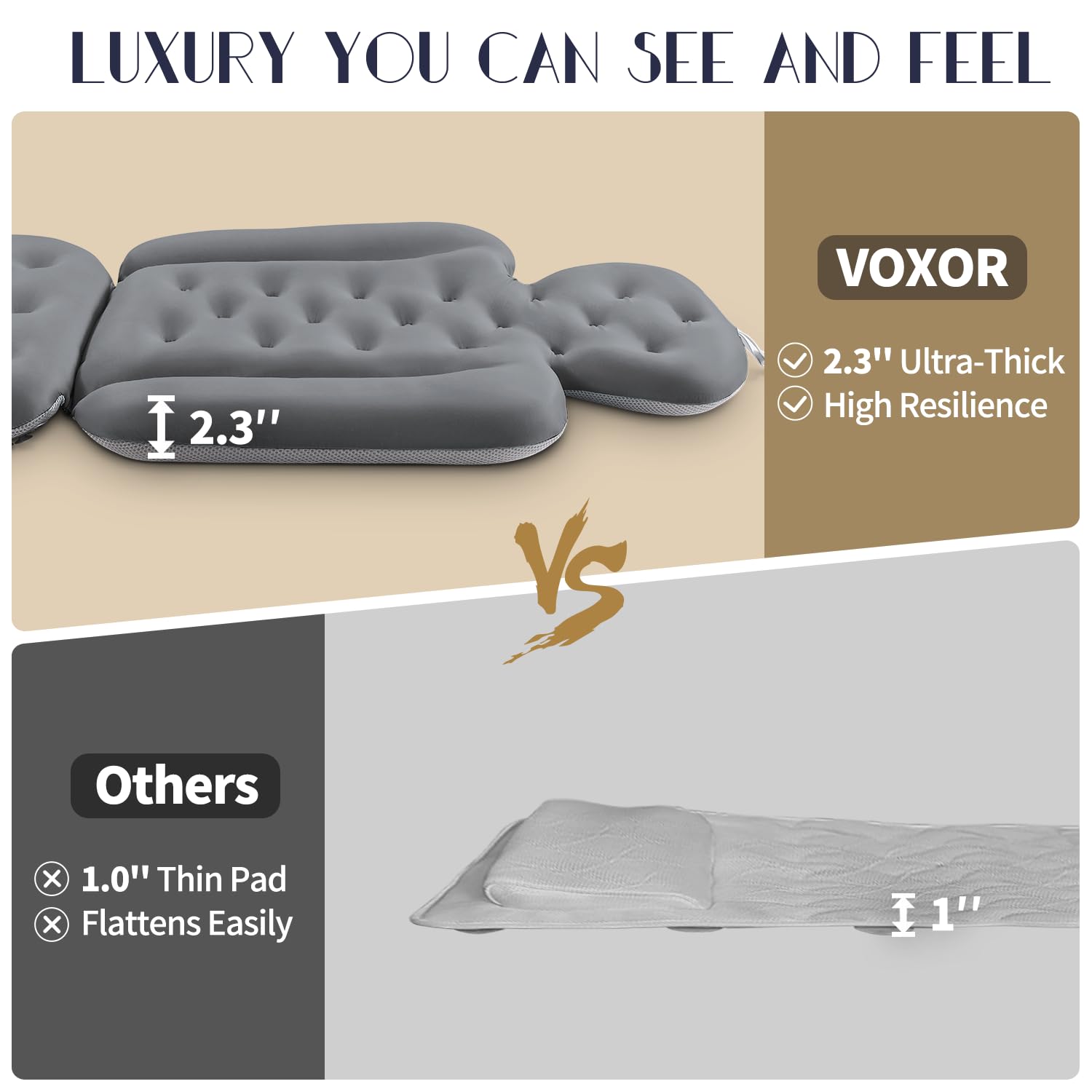 VOXOR bolsa de lavado incluida para el cuidado de la almohada