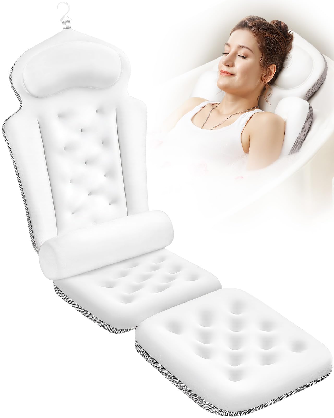VOXOR oreiller-bain-corps-complet pour confort enveloppant pendant le bain.