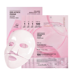VT COSMETICS Collagen Reedle Shot packaging highlights a premium two-step mask system for home care.