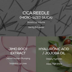 VT COSMETICS Reedle Shot Lip Plumper Twinkle hydration-boost image showcases hyaluronic moisture lock.
