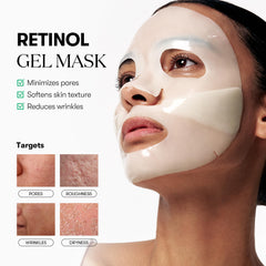 VT COSMETICS Reti-A Reedle Shot 100 hydrogel sheets ready for soothing application.