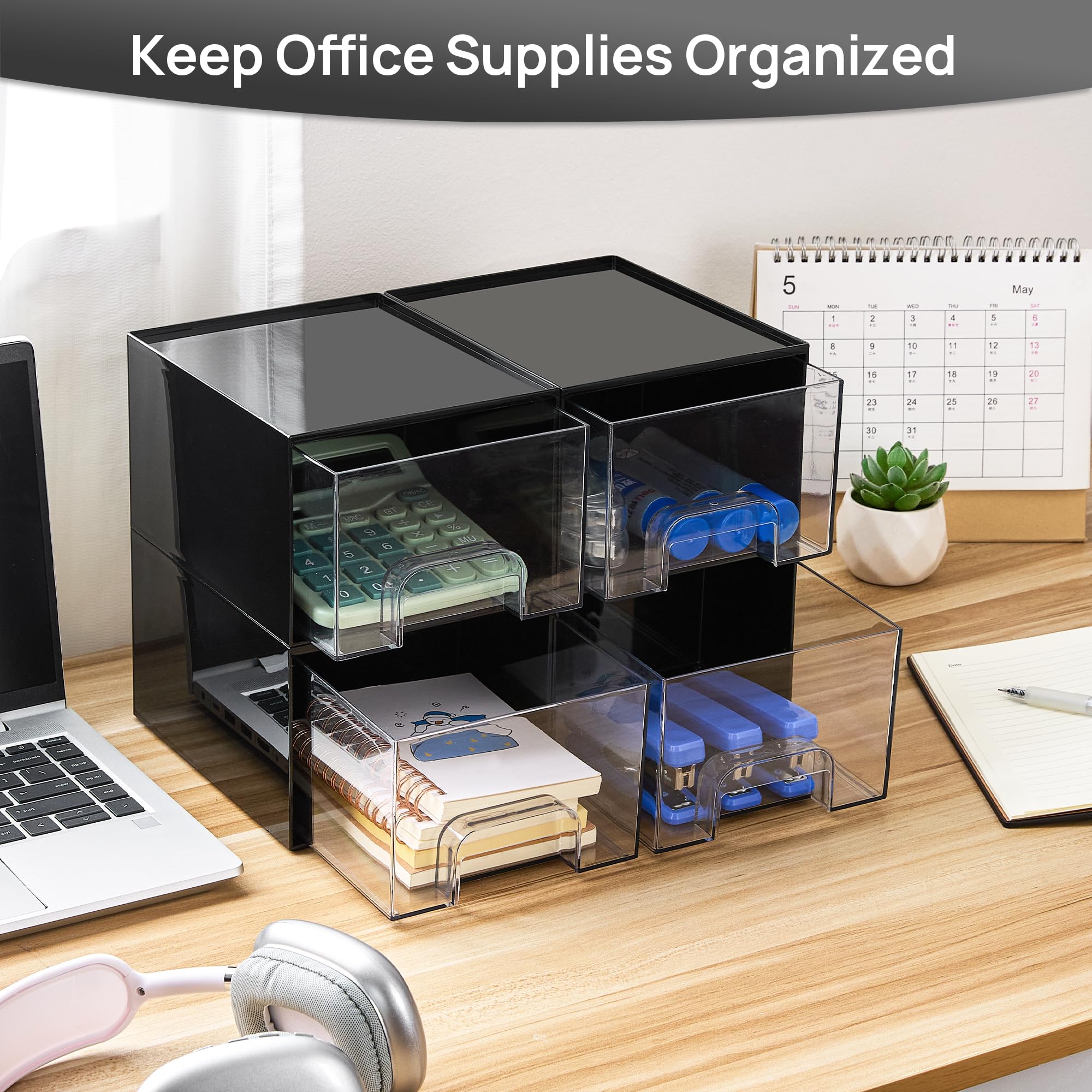 Vtopmart diseño moderno y durable para organizador de escritorio y tocador.