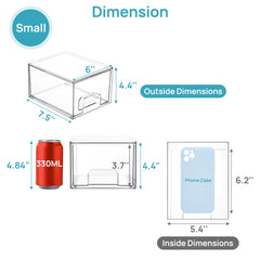 Organizador acrílico Vtopmart para baño y cosméticos, facilita ver y elegir productos.