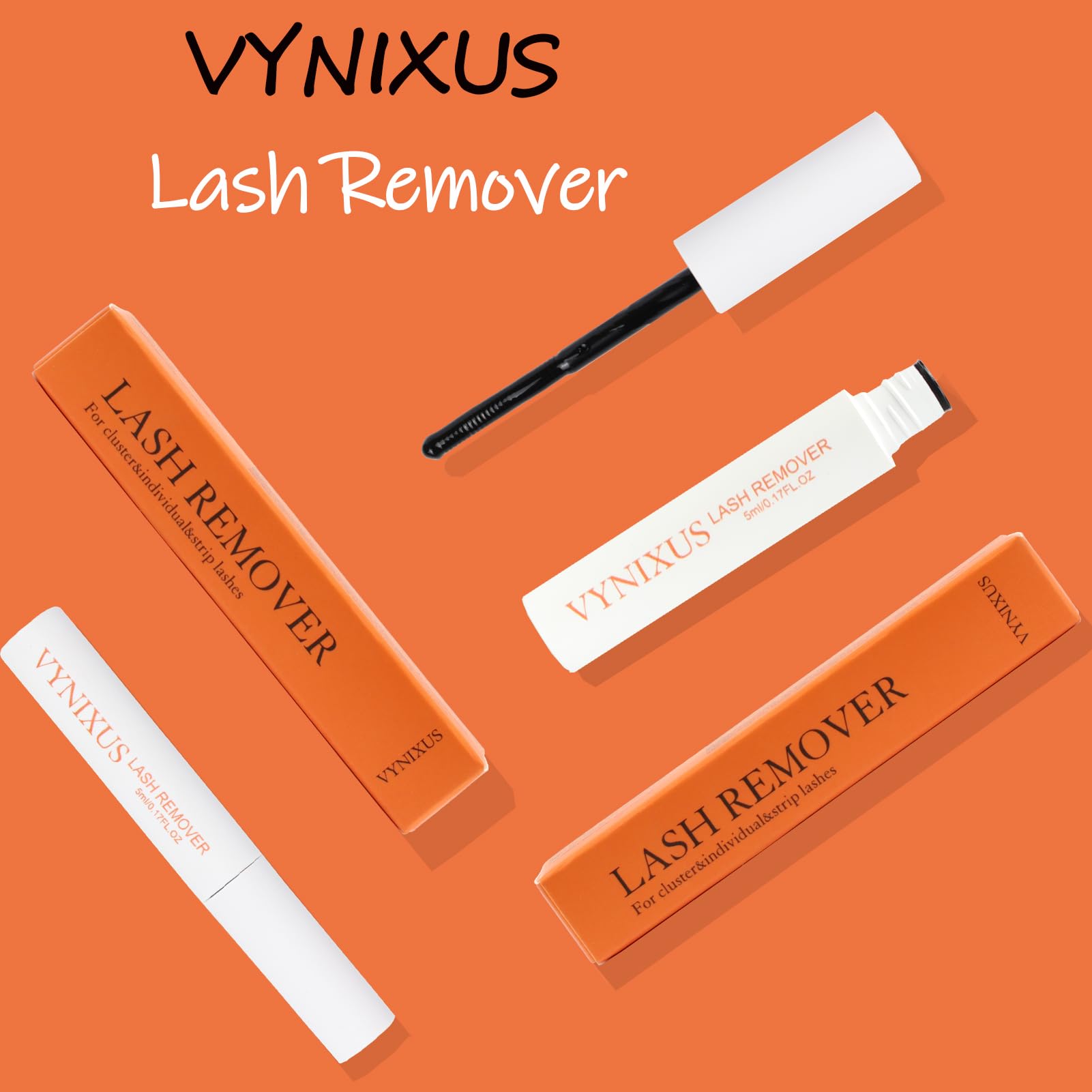 VYNIXUS Lash Remover: proceso de 3 pasos para una sesión limpia