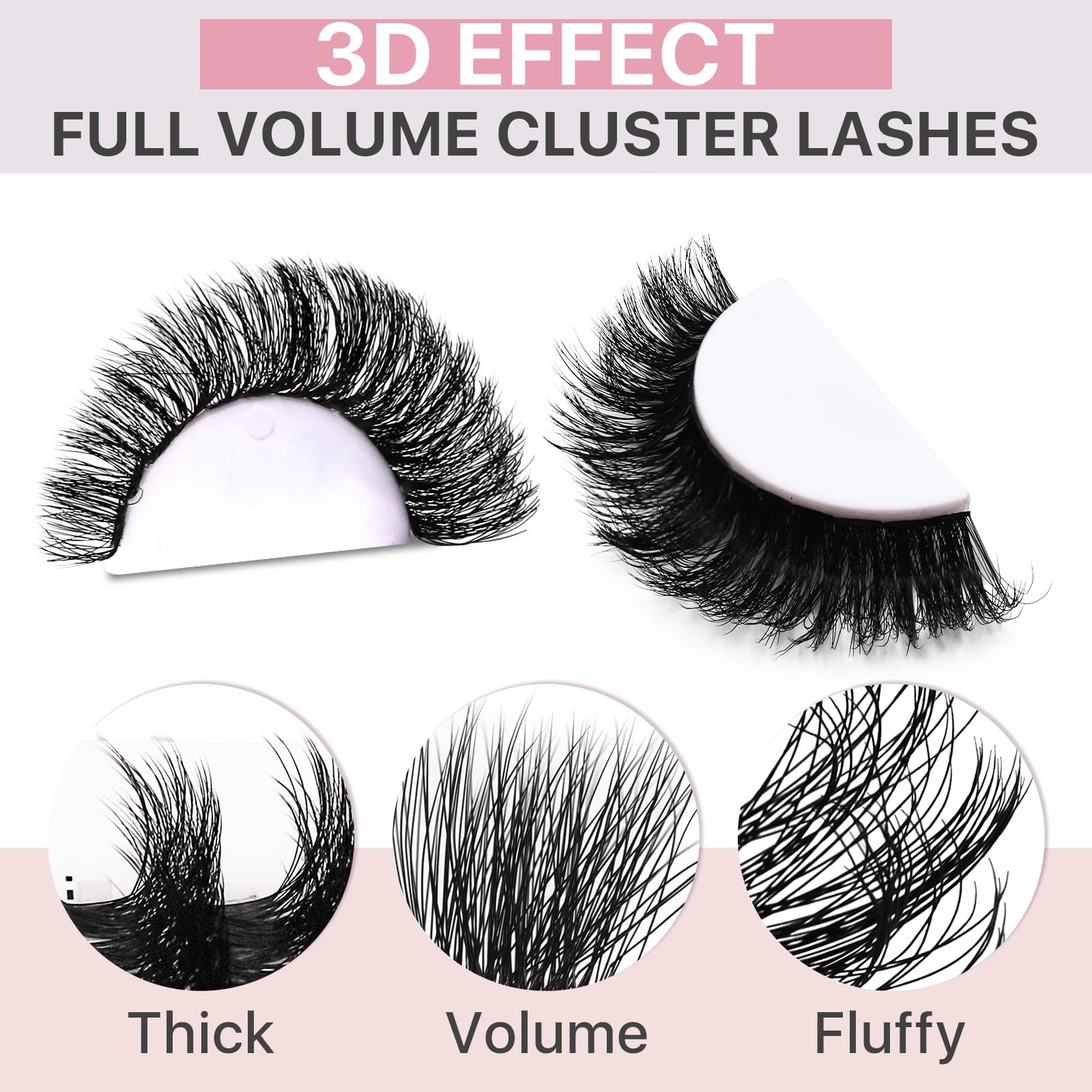 Vznffur lash tweezers for precise, comfortable placement.
