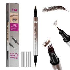 Lápiz W3W cejas, punta angulada cuadrada para relleno rápido y preciso.