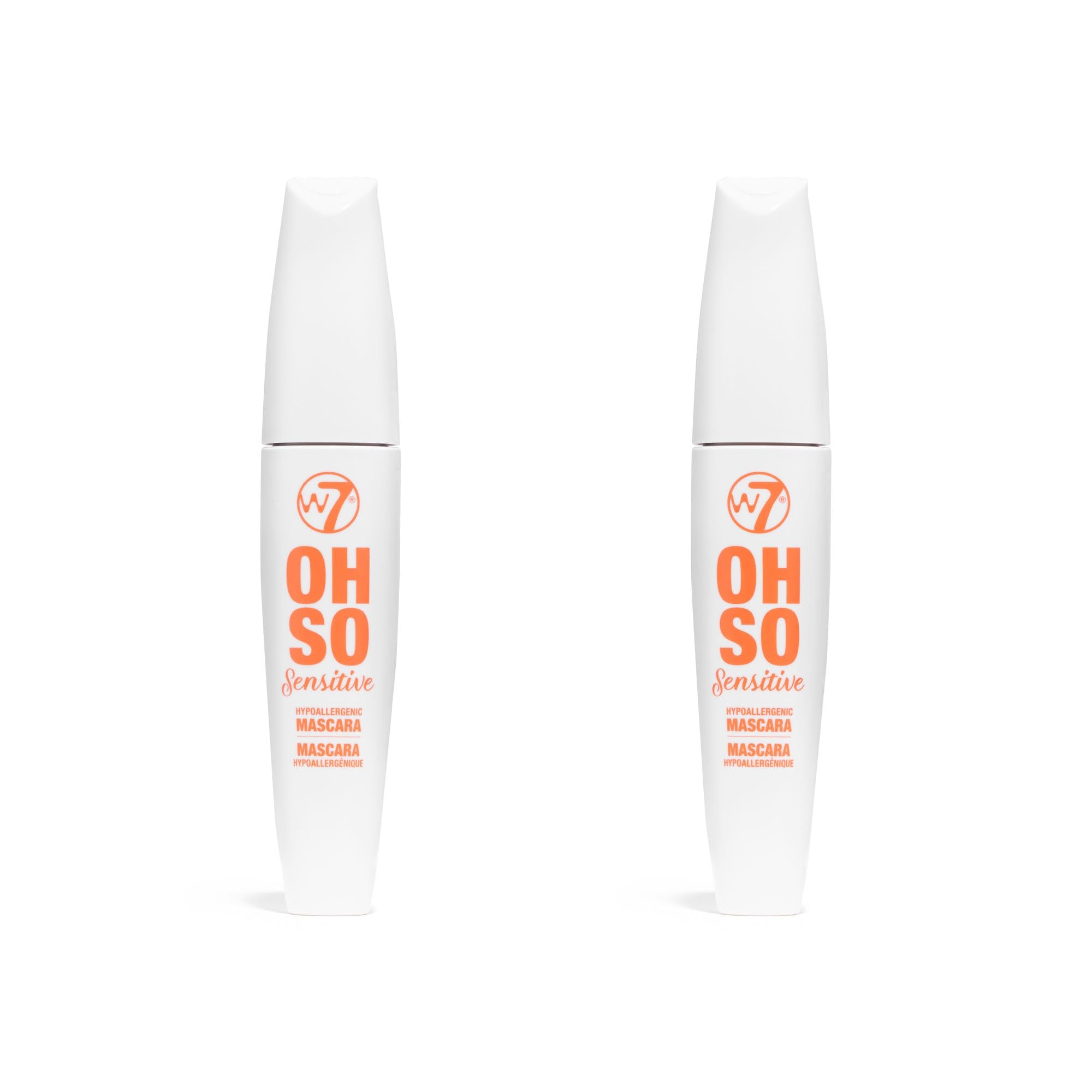 W7 Oh So Sensitive Mascara envase doble para uso diario.
