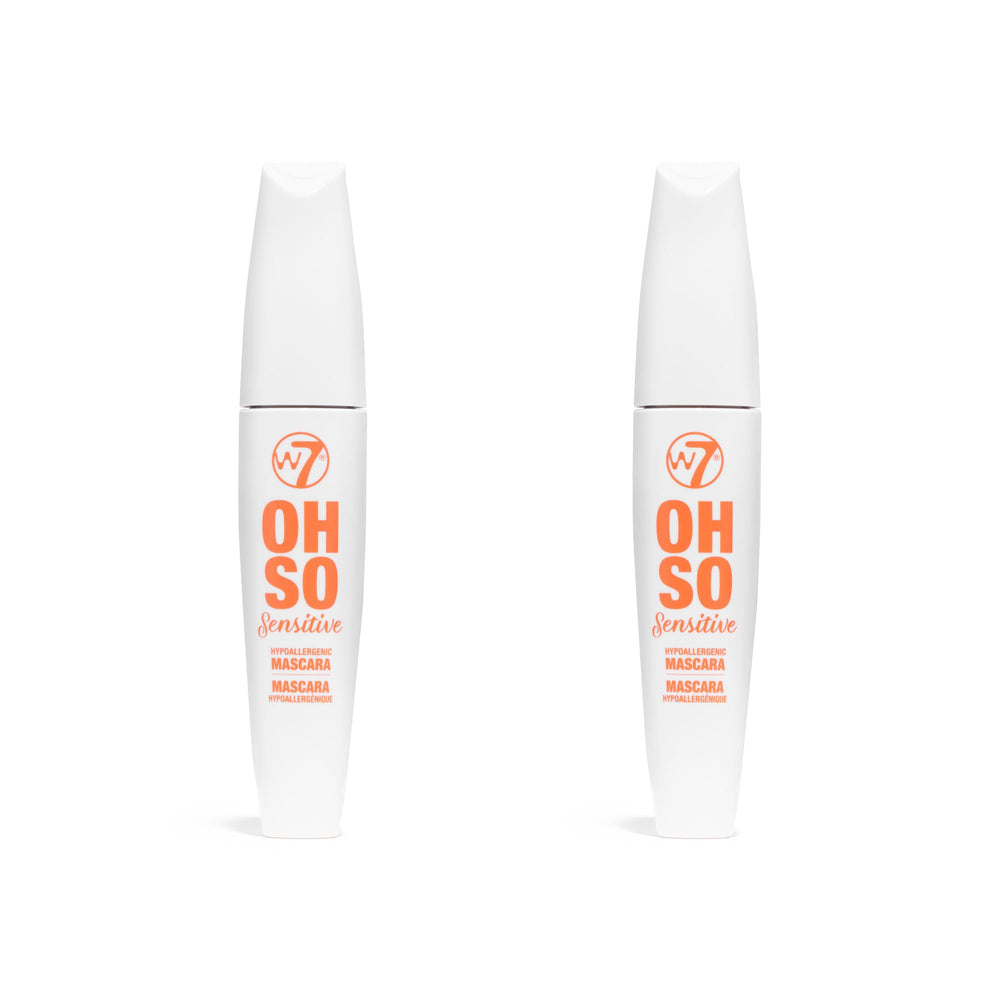 W7 Oh So Sensitive Mascara envase doble para uso diario.