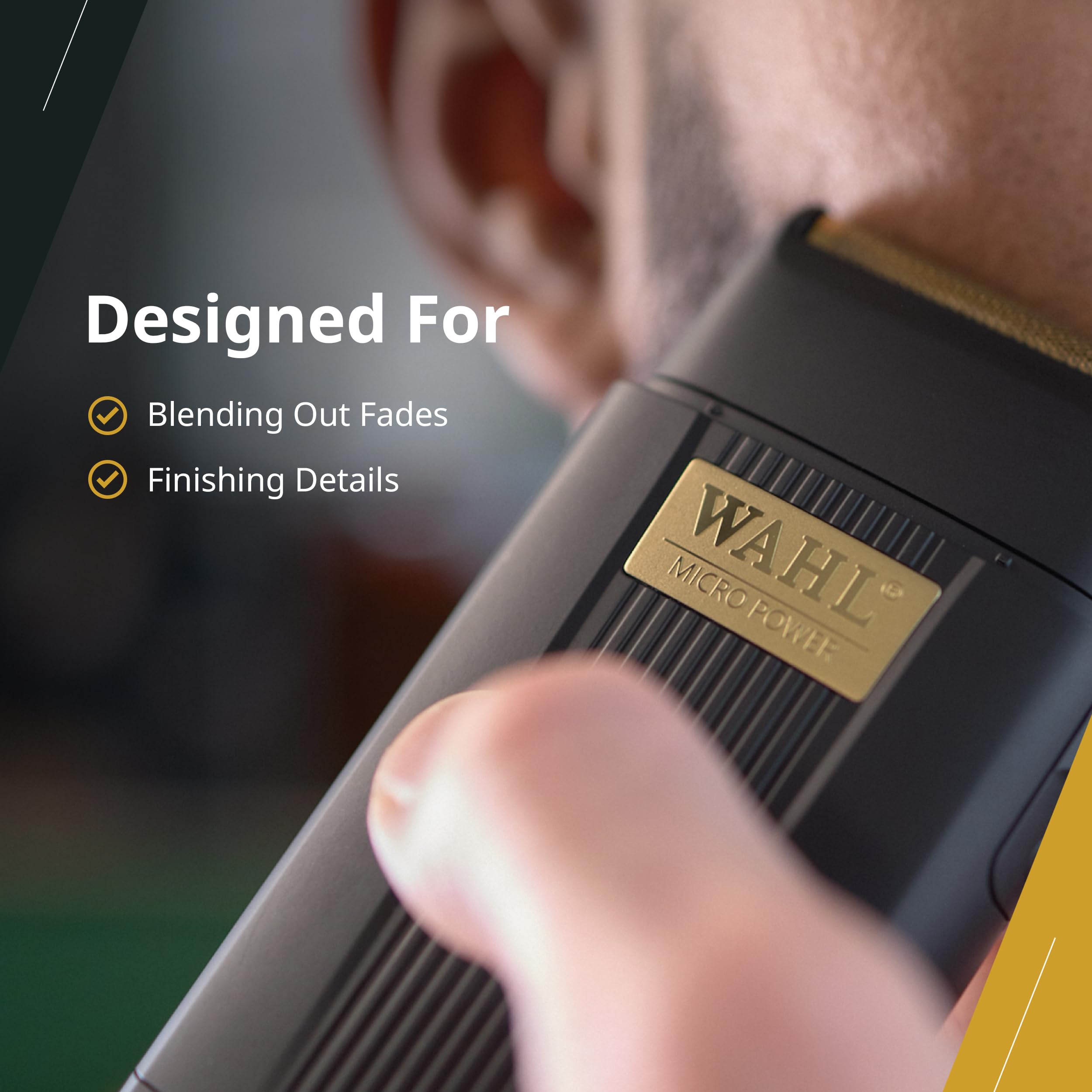 Wahl Professional Afeitadora Micro de Potencia, lamina de precision para acabados finos.