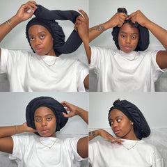 Bonete de WAIW HAIR protege contra el frizz al despertar