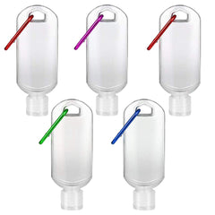 Botellas Wangzi 50 ml con clip para viaje, fáciles de transportar