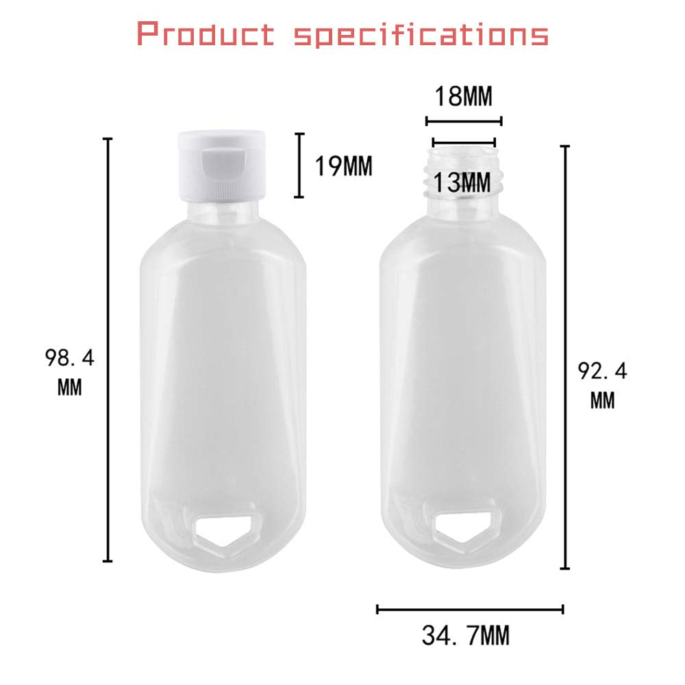 Conjunto Wangzi de 5 botellas 50 ml para viaje