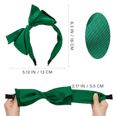 WantGor diadema verde con tejido suave para comodidad diaria.