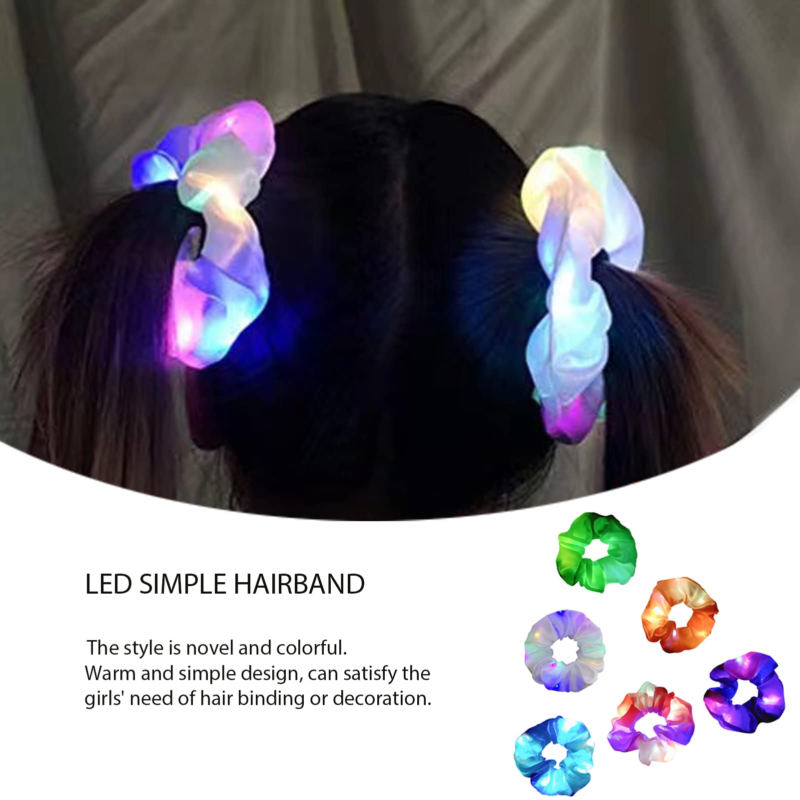 Watety coletero con luz LED para cabello liso y peinados brillantes.