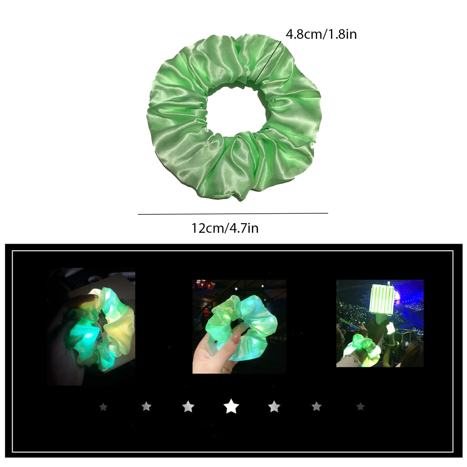 Watety coletero con luz LED, con tres modos para diferentes ocasiones festivas.