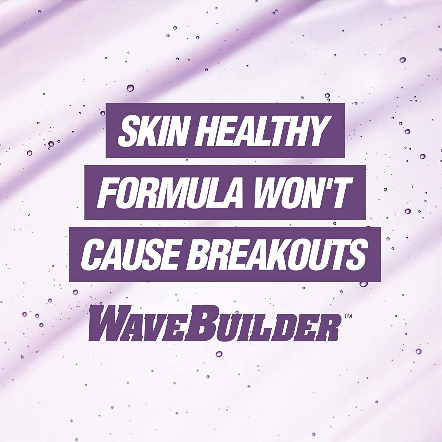 Wavebuilder Deep Wave Purple Haze Ultra Hold Pomada: aplicación en pelo para definición precisa.