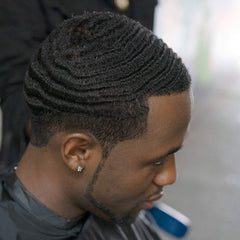 Ondas definidas con WaveBuilder y cabello nutrido.