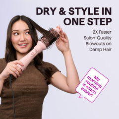 Wavytalk Air Sculpt, cepillo redondo de 1,5 pulgadas para rizos definidos