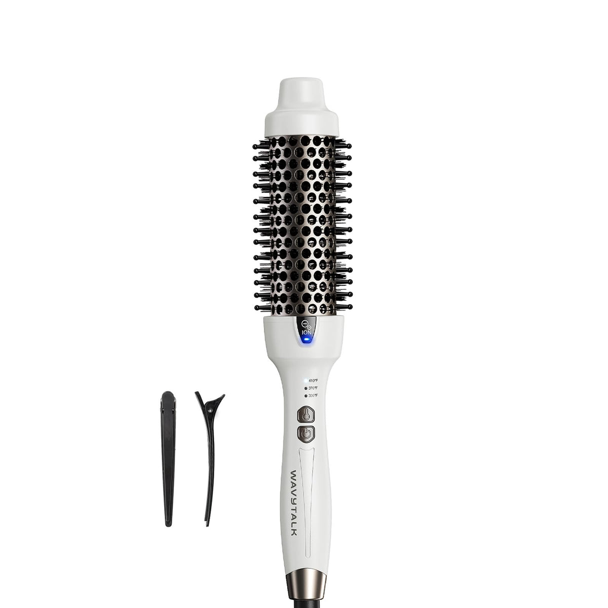 Wavytalk cepillo térmico con cilindro cerámico para un acabado suave y uniforme.