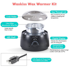 Waxkiss pantalla digital y control de temperatura para resultados consistentes