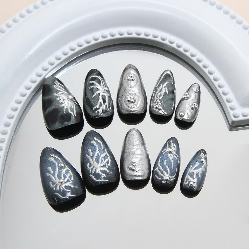 Uñas WBRRFJJ con acabado brillo, duraderas y cómodas