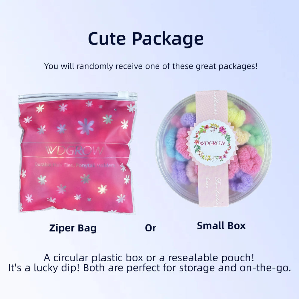WDGROW caja-almacenamiento-accesorios-cabello: bolsa o frasco para viaje.