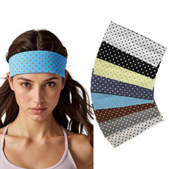 Weazppre banda para el pelo con puntos clásicos, perfecta para completar outfits casuales con estilo